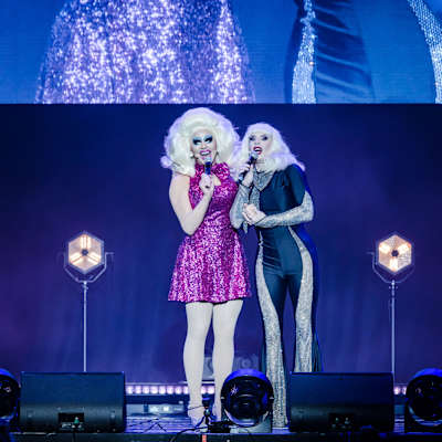 Trixie and Katya